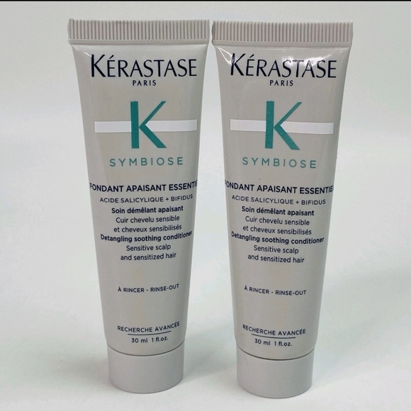 Kerastase Other - New 2pcs Kerastase Symbiose Fondant Apaisant Essentiel Travel Size 1oz/30ml